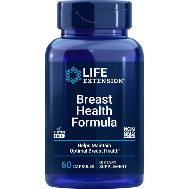 Life Extension Breast Health Formula 60 Capsules - Nutritional Supplement at MySupplementShop by Life Extension