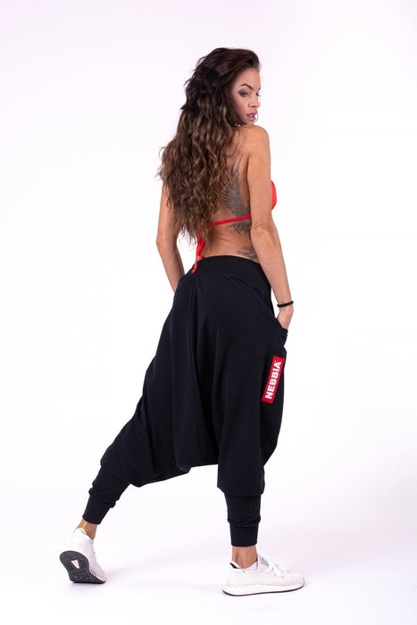 Nebbia Red Label Aladdins Pants 668 - Black