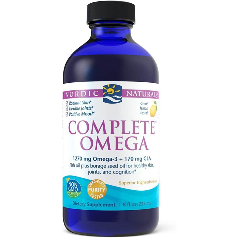 Nordic Naturals Complete Omega 3,6,9 Liquid 8 fl oz (Lemon) | Premium Supplements at MYSUPPLEMENTSHOP