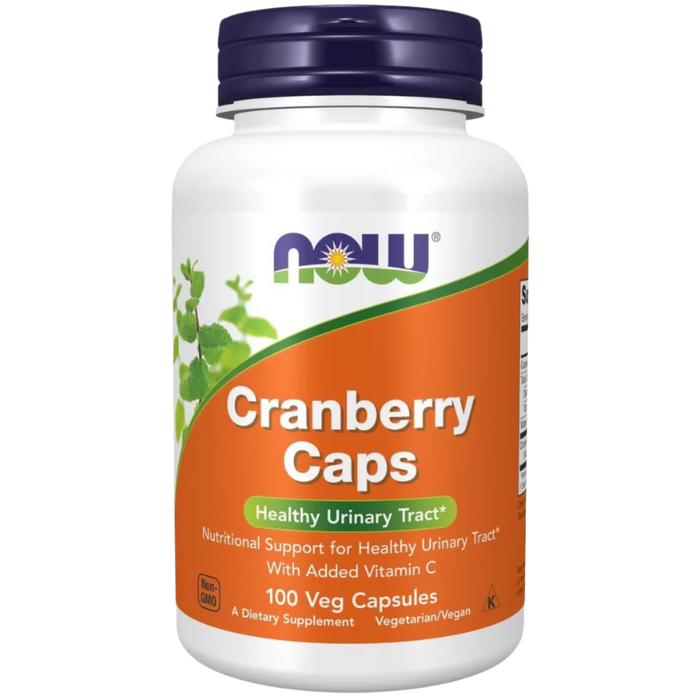 NOW Foods Cranberry Caps with Added Vitamin C 100 Veg Capsules