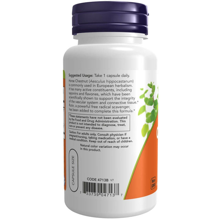NOW Foods Horse Chestnut 300 mg 90 Veg Capsules | Premium Supplements at MYSUPPLEMENTSHOP