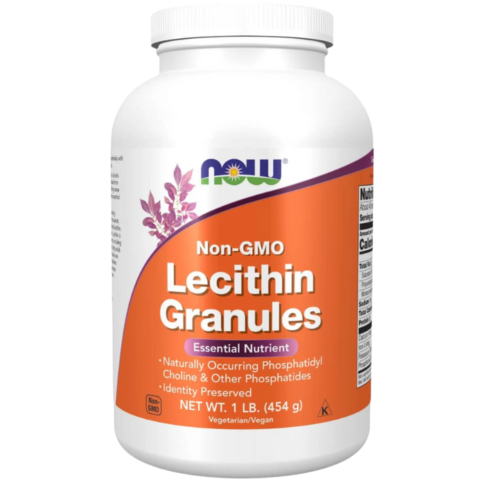 NOW Foods Lecithin-Granulat, gentechnikfrei – 454 g