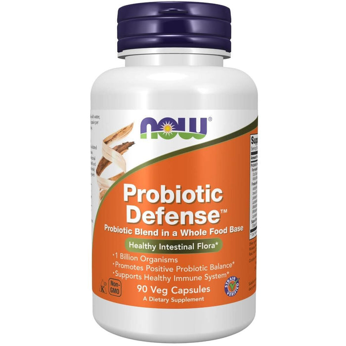 NOW Foods Probiotic Defense 90 Veg Capsules - Health and Wellbeing at MySupplementShop by NOW Foods