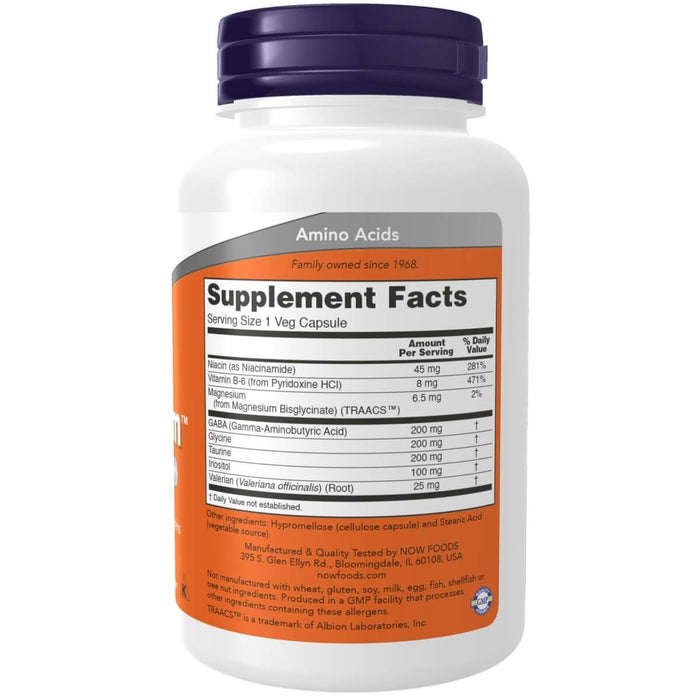 NOW Foods True Calm 90 Veg Capsules | Premium Supplements at MYSUPPLEMENTSHOP