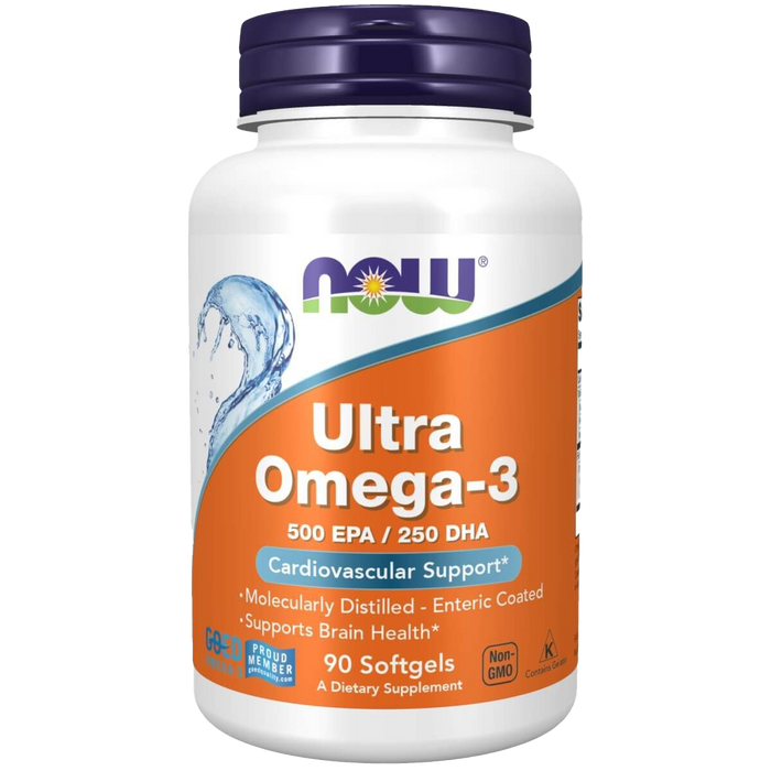 NOW Foods Ultra Omega-3 Fish Oil 90 Softgels