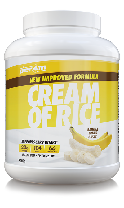 Per4m Cream of Rice 2kg - Banana Cream - Cream Of Rice at MySupplementShop by PER4M Nutrition