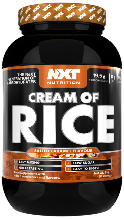 NXT Nutrition Cream of Rice - 2kg - Salted Caramel - Cream of Rice at MySupplementShop by Nxt Nutrition