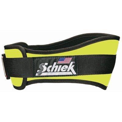 Schiek Training Belt 2006 6 Inch - Neon Yellow