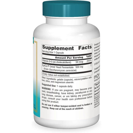 Source Naturals Wellness EpiCor with Vitamin D-3 500mg 30 Capsules | Premium Supplements at MYSUPPLEMENTSHOP