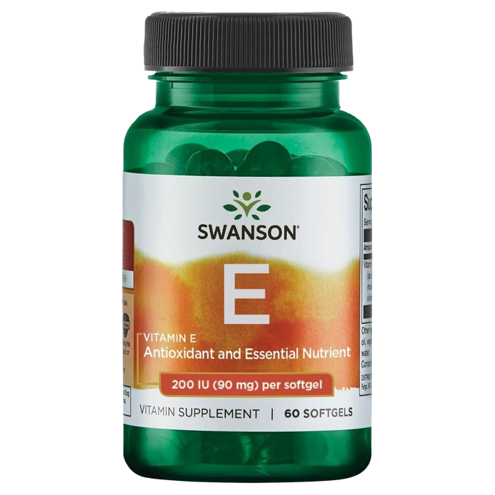 Swanson E-200, 200iu 60 Softgels