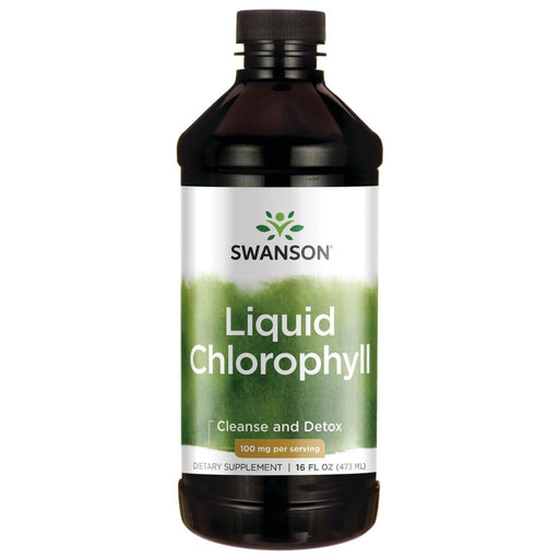 Swanson Liquid Chlorophyll 100 mg 16 fl oz Liquid - Supplements at MySupplementShop by Swanson