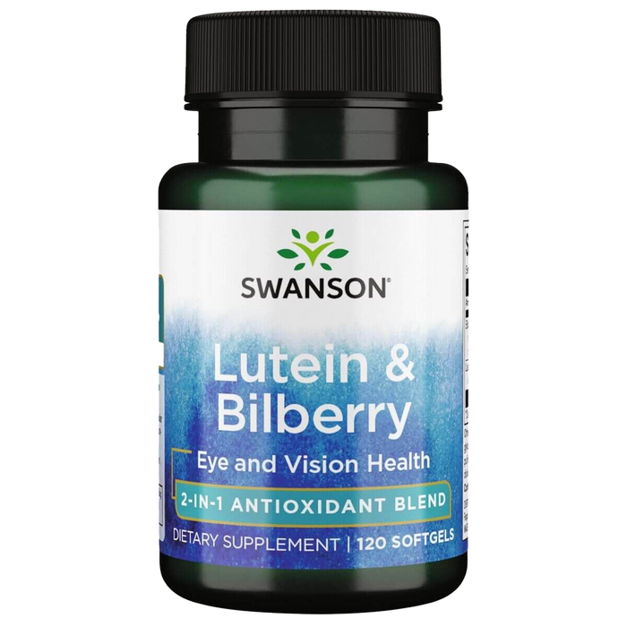 Swanson Lutein & Bilberry 120 Softgels