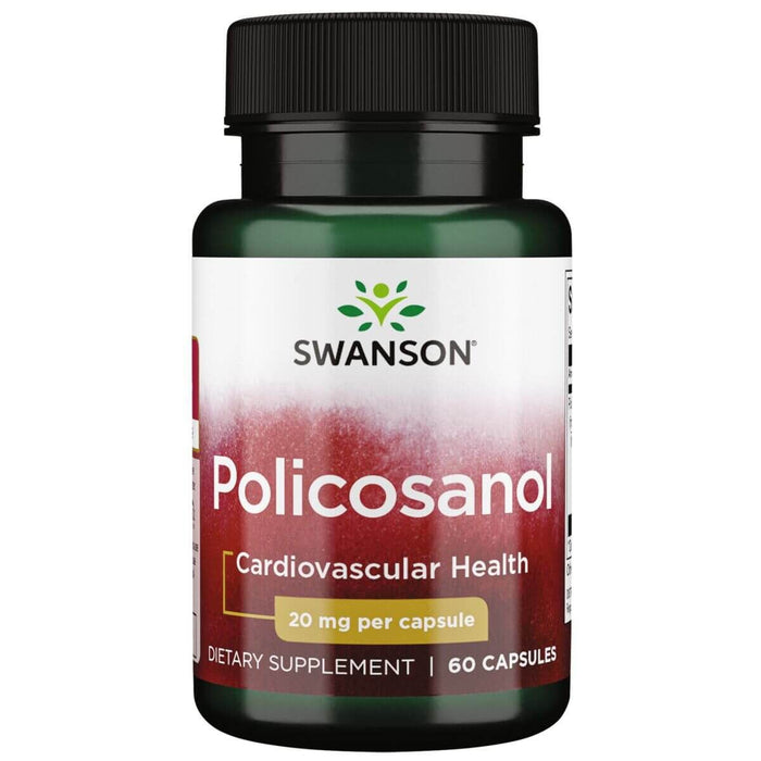 Swanson Policosanol 20 mg 60 Capsules - Health and Wellbeing at MySupplementShop by Swanson