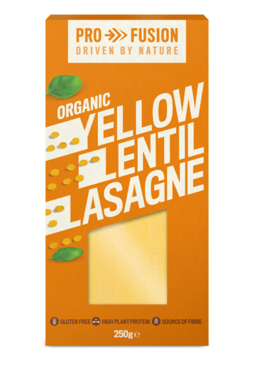 Profusion Organic Yellow Lentil Lasagne Sheet 250g | High-Quality Health Foods | MySupplementShop.co.uk