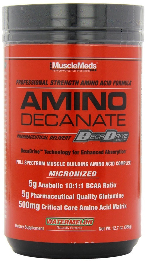 MuscleMeds Amino Decanate, Fruit Punch - 381 grams - Default Title - Amino Acids and BCAAs at MySupplementShop by MuscleMeds