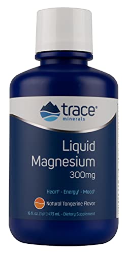 Trace Minerals Liquid Magnesium - 300mg Citrate 473ml | High-Quality Health Foods | MySupplementShop.co.uk