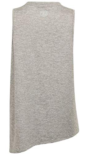 Golds Gym Ladies Angled Vest L Grey marl | High-Quality Vests | MySupplementShop.co.uk
