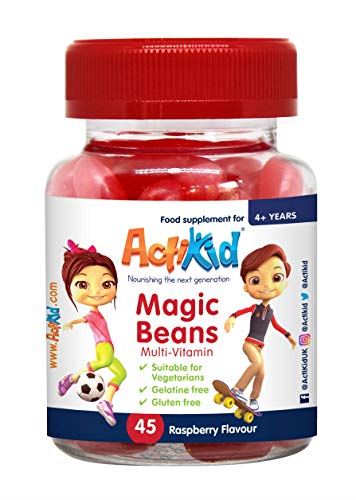 Magic Beans Multi-Vit Raspberry 45 Gummies | High-Quality Health Foods | MySupplementShop.co.uk