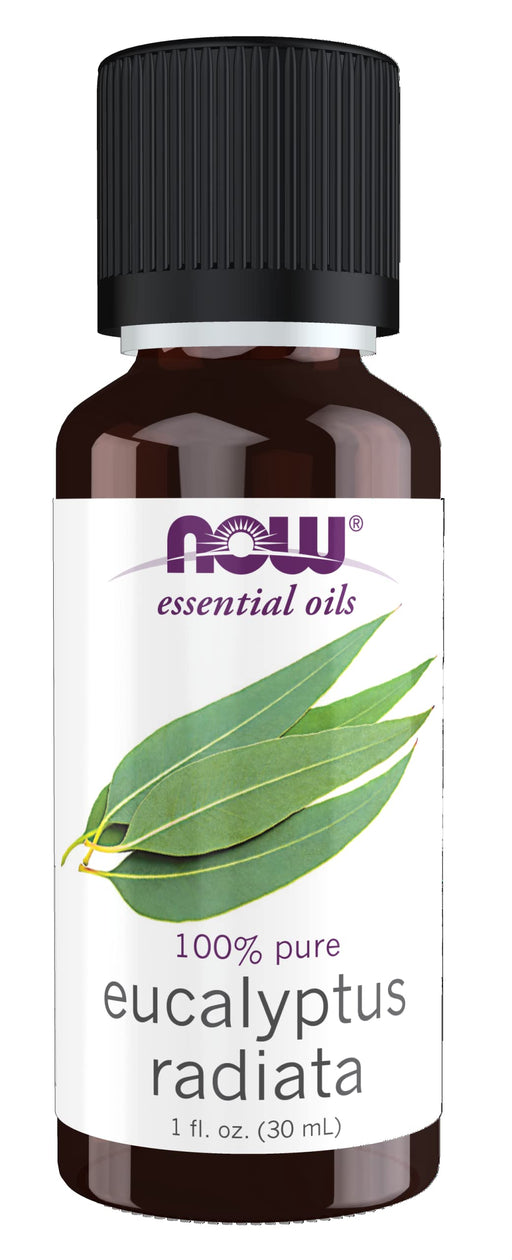 NOW Foods Essential Oil, Eucalyptus Radiata Oil - 30 ml. | High-Quality Health and Wellbeing | MySupplementShop.co.uk