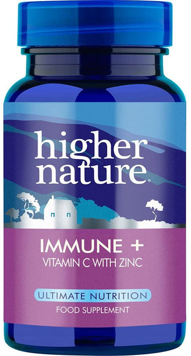 Higher Nature Immune + 90 Tablets Immune system support with vitamin C and zinc | High-Quality Personal Care | MySupplementShop.co.uk