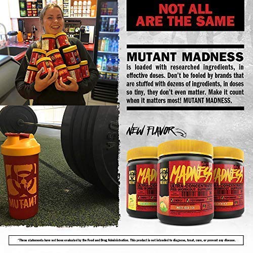 Mutant Madness 225g Fruit Punch | High-Quality Pre & Post Workout | MySupplementShop.co.uk
