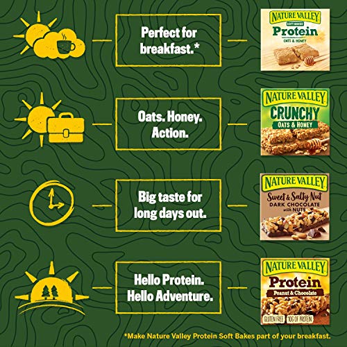 Nature Valley Crunchy 18x42g Oats & Chocolate | High-Quality Sports Nutrition | MySupplementShop.co.uk