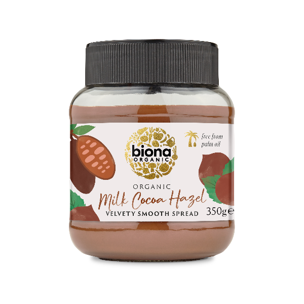 Biona Organic Milk Cocoa Hazel Spread 350g | High-Quality Health Foods | MySupplementShop.co.uk