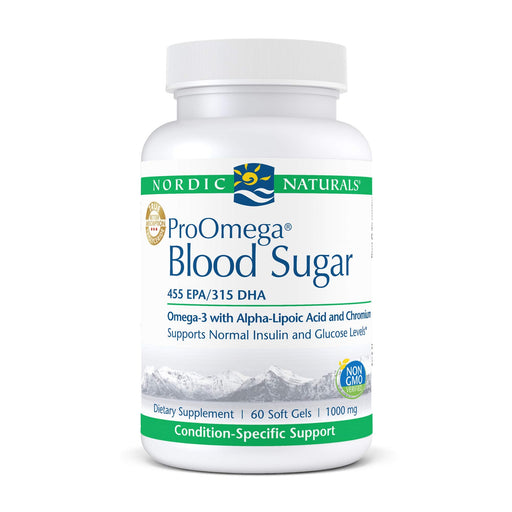 Nordic Naturals ProOmega Blood Sugar - 60 softgels | High-Quality Omega 3-6-9 | MySupplementShop.co.uk