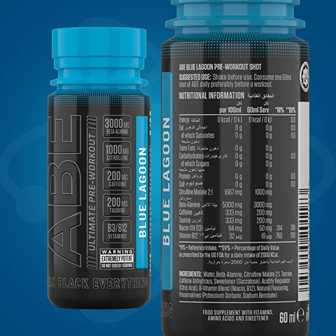 Applied Nutrition ABE Shot 12x60ml - Pre Workout at MySupplementShop by Applied Nutrition