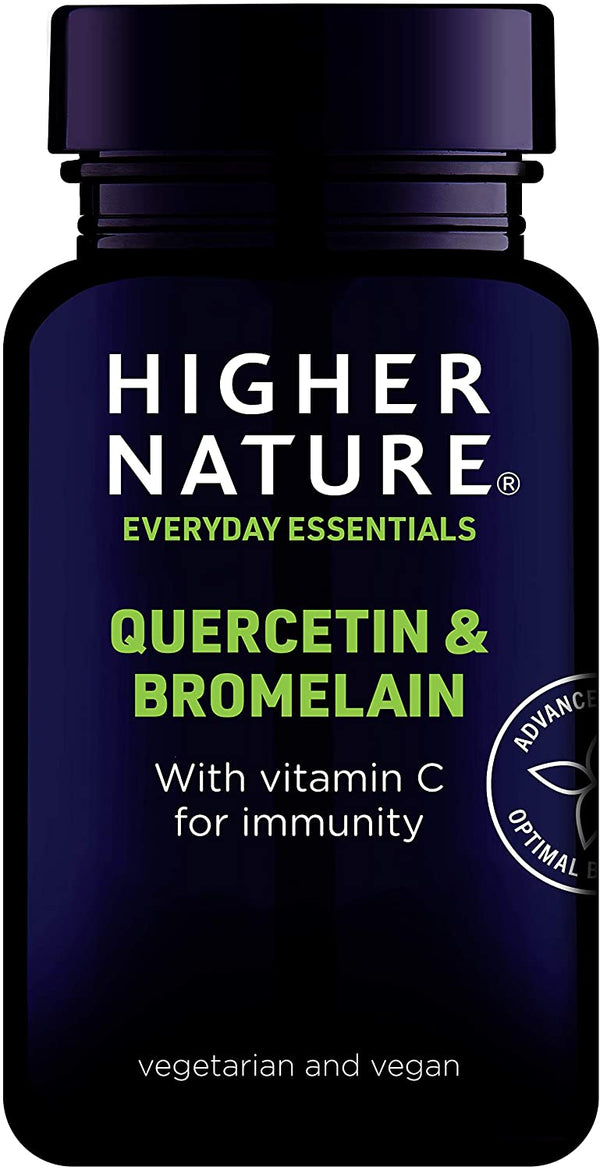 Higher Nature Quercetin & Bromelain 60 Capsule | High-Quality Personal Care | MySupplementShop.co.uk