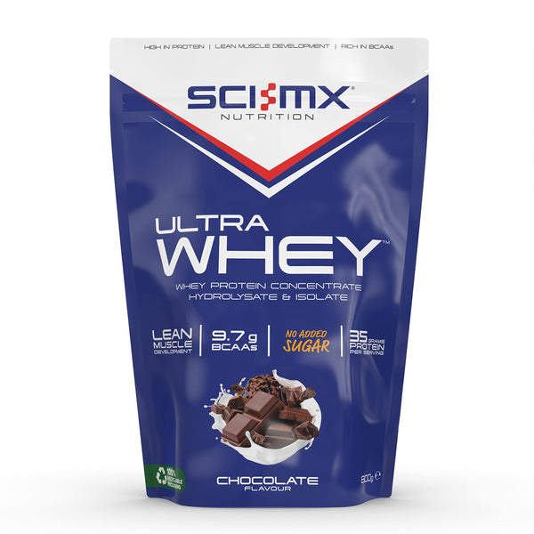 Sci-MX Ultra Whey 800g Chocolate by Sci-Mx at MYSUPPLEMENTSHOP.co.uk