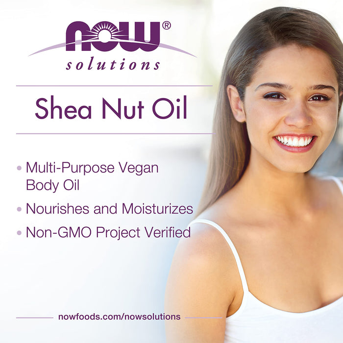 NOW Foods Shea Nut Oil, Liquid - 473 ml. | High-Quality Health and Wellbeing | MySupplementShop.co.uk