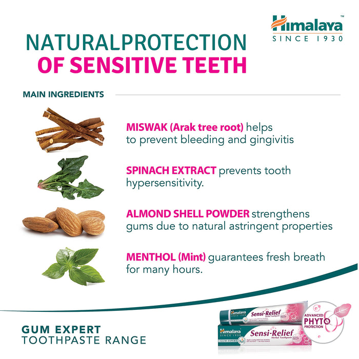 Himalaya Sensi-White Herbal Toothpaste - 75 ml. | High-Quality Sports Supplements | MySupplementShop.co.uk