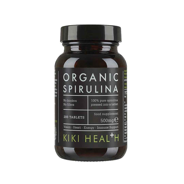 Kiki Health Organic Spirulina Tablets 200 Tablets | High-Quality Vitamins & Supplements | MySupplementShop.co.uk