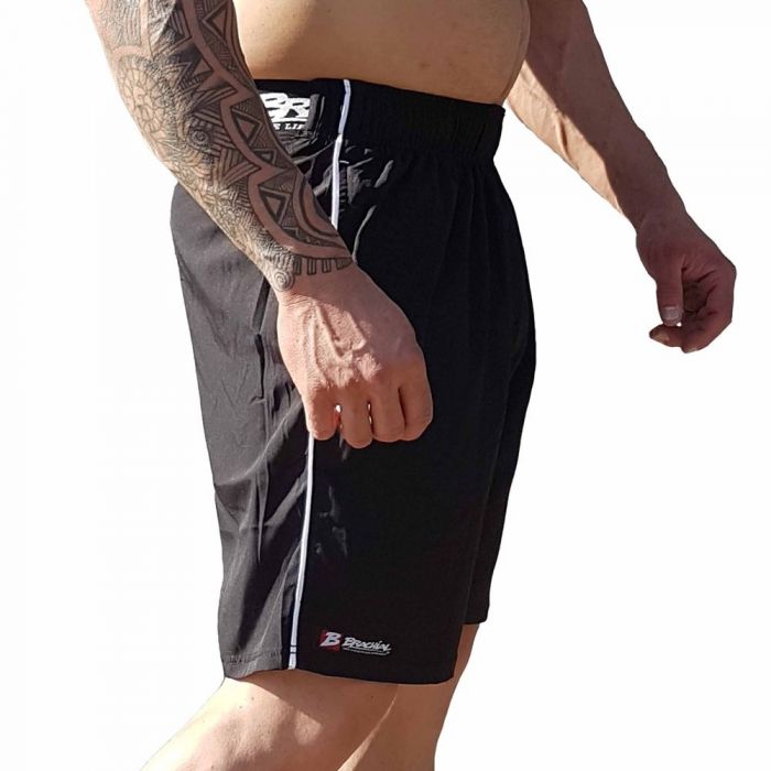 Brachial Shorts Airy - Black/White - Small - Shorts at MySupplementShop by Brachial The Lifestyle Company