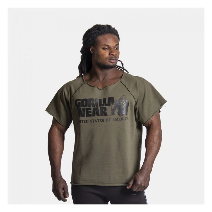 Gorilla Wear Classic Work Out Top - Army Green