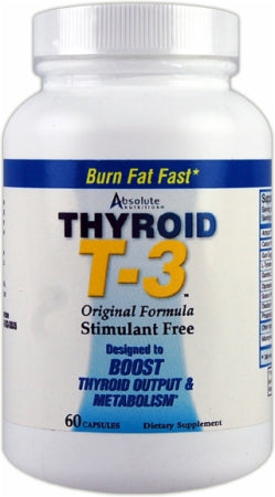 Absolute Nutrition Thyroid T3 - 60 caps | High-Quality Slimming and Weight Management | MySupplementShop.co.uk