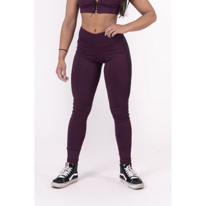 Nebbia Flash Mesh Leggings 663 - Burgundy - Small - Leggings at MySupplementShop by Nebbia