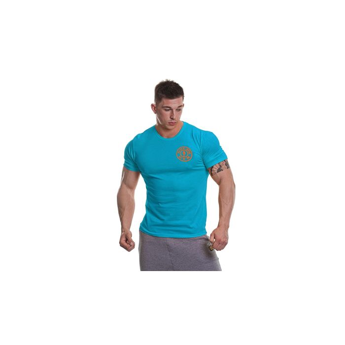 Golds Gym Basic T-Shirt - Turquoise/Orange