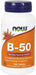 NOW Foods Vitamin B-50 - 100 tablets | High-Quality Vitamins & Minerals | MySupplementShop.co.uk