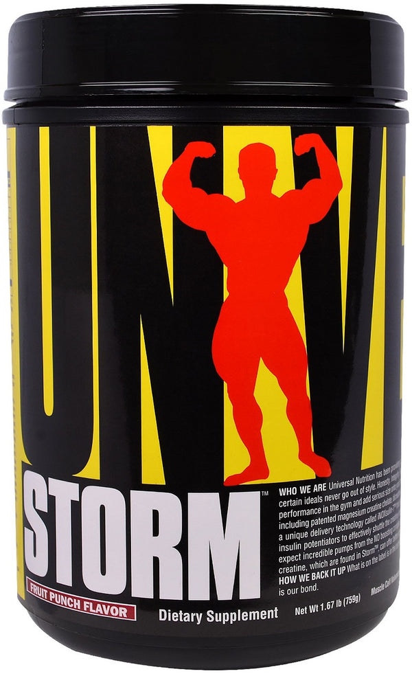 Universal Nutrition Storm, Blue Raspberry - 750 grams | High-Quality Creatine Supplements | MySupplementShop.co.uk