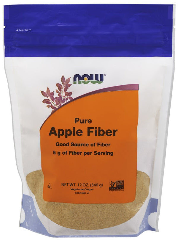 NOW Foods Apple Fiber - 340g | High-Quality Health and Wellbeing | MySupplementShop.co.uk