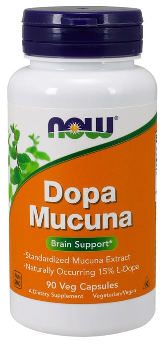 NOW Foods DOPA Mucuna - 90 vcaps - Amino Acids and BCAAs at MySupplementShop by NOW Foods