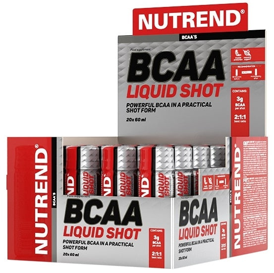 Nutrend BCAA Liquid Shot - 20 x 60 ml. - Default Title - Amino Acids and BCAAs at MySupplementShop by Nutrend