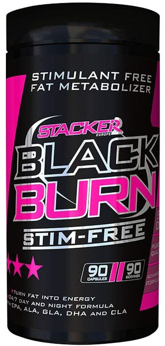 Stacker2 Europe Black Burn STIM-Free - 90 caps - Default Title - Slimming and Weight Management at MySupplementShop by Stacker2 Europe