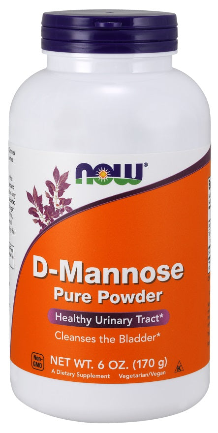 NOW Foods D-Mannose, Pure Powder - 170g | High-Quality Special Formula | MySupplementShop.co.uk