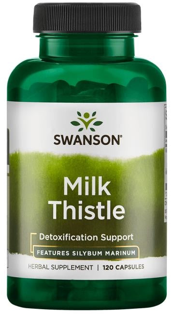 Swanson Milk Thistle (Standardized), 250mg - 120 caps | High-Quality Health and Wellbeing | MySupplementShop.co.uk