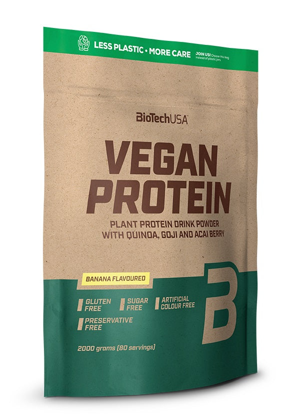 BioTechUSA Vegan Protein, Forest Fruit - 2000g | High-Quality Protein | MySupplementShop.co.uk