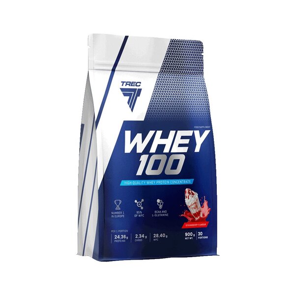 Trec Nutrition Whey 100, Chocolate Coconut - 900 grams - Default Title - Protein at MySupplementShop by Trec Nutrition