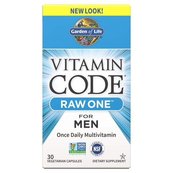 Garden of Life Vitamin Code Raw One for Men - 30 vcaps - Vitamins & Minerals at MySupplementShop by Garden of Life